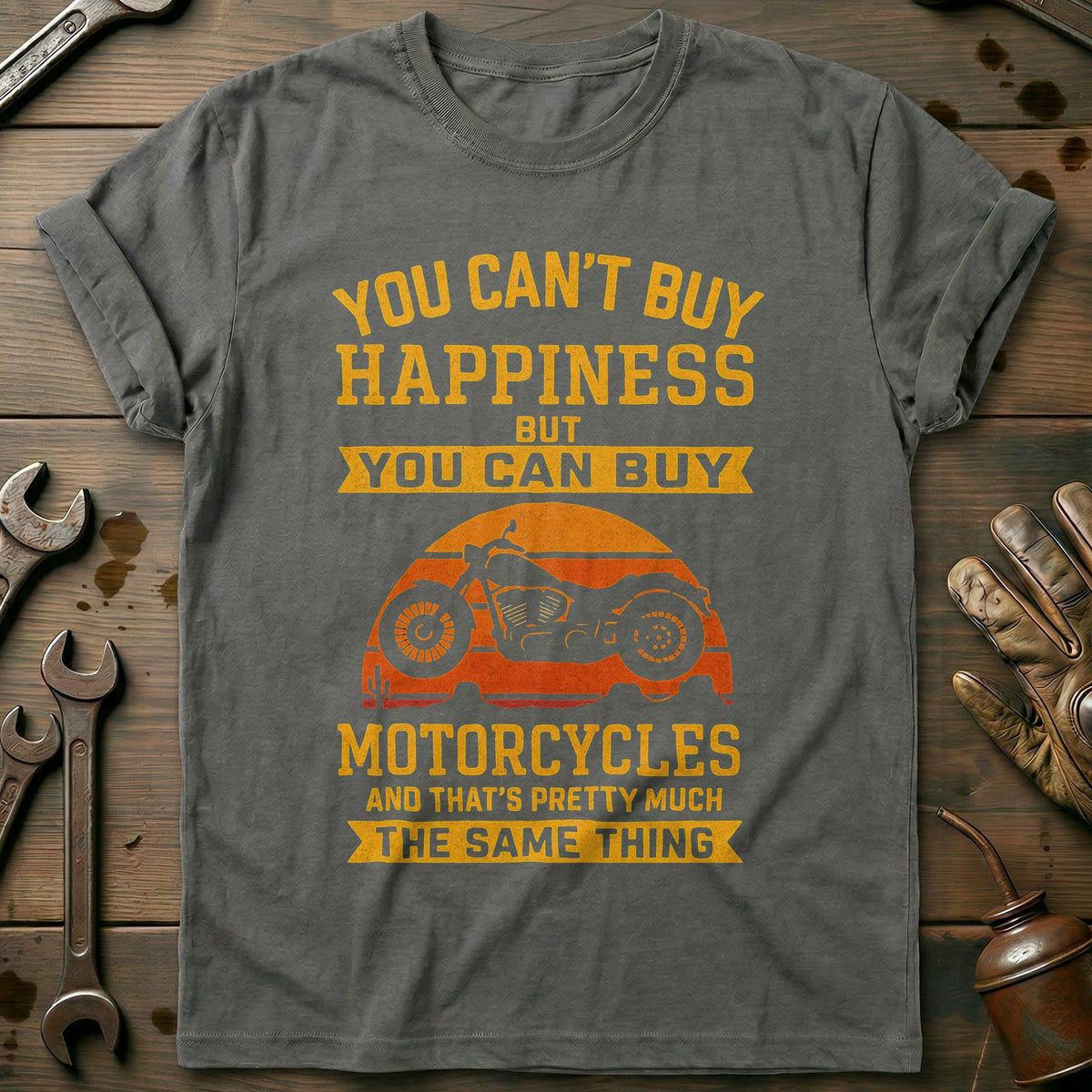Charcoal - cant buy happiness 35 T Shirt
