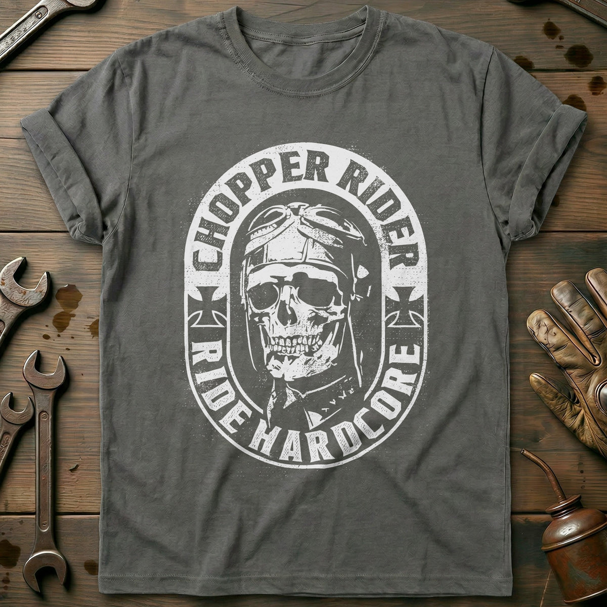 Charcoal - Chopper Rider T-Shirt