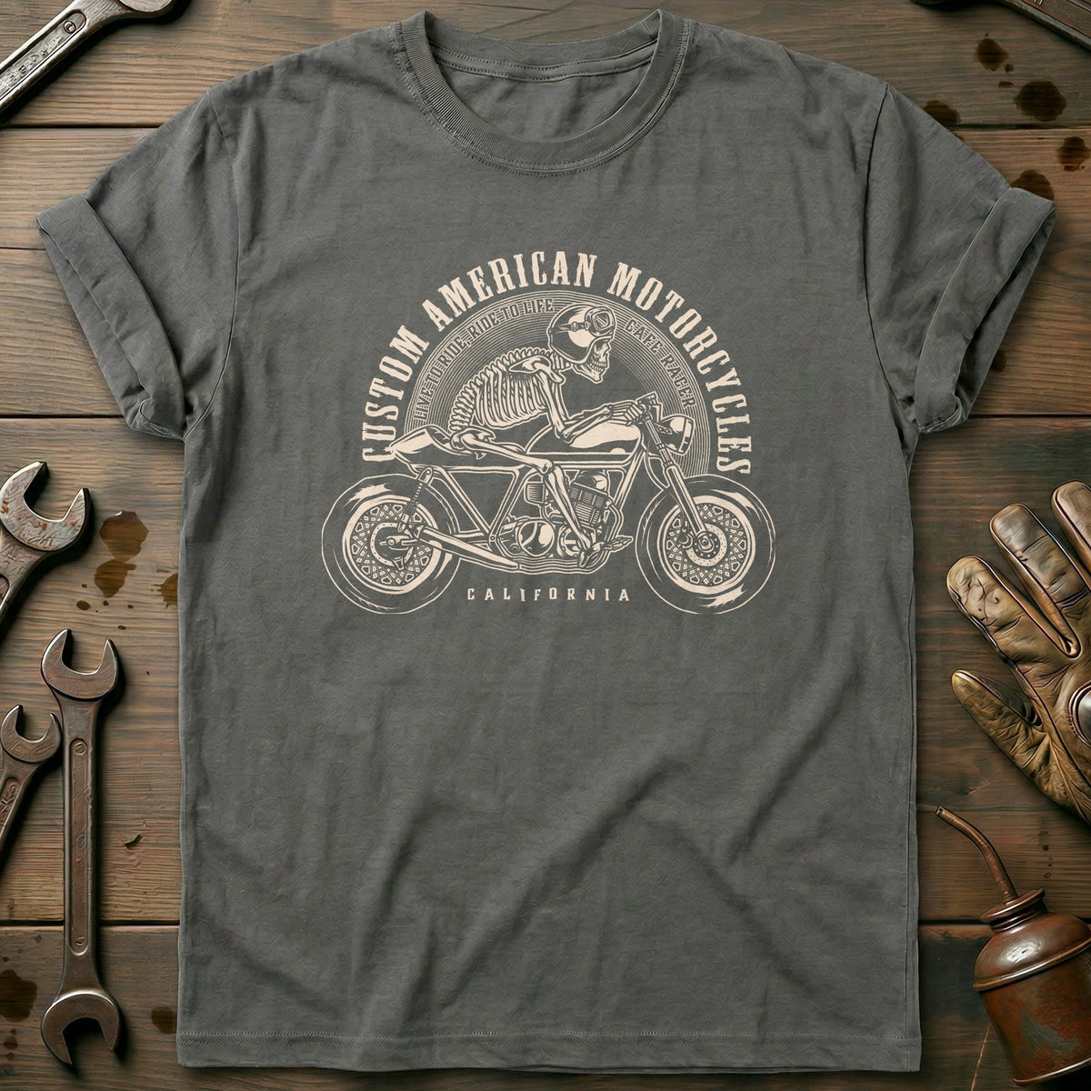 Charcoal - Custom America T-Shirt