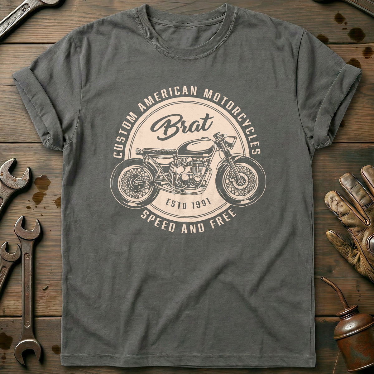 Charcoal - Custom American T-Shirt