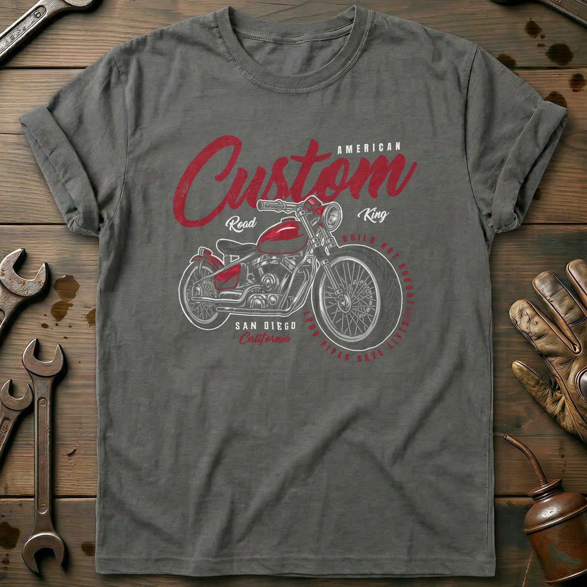 Charcoal - custom king vintage T Shirt