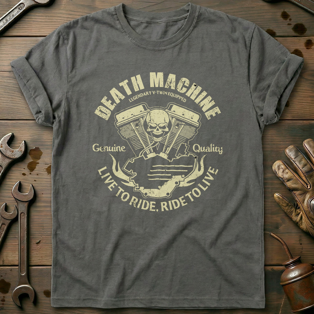 Charcoal - Death Machine T-Shirt