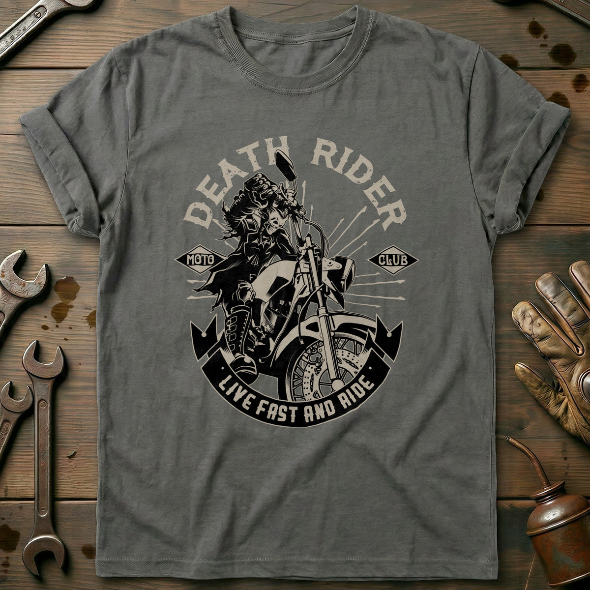 Charcoal - Death Rider T-Shirt