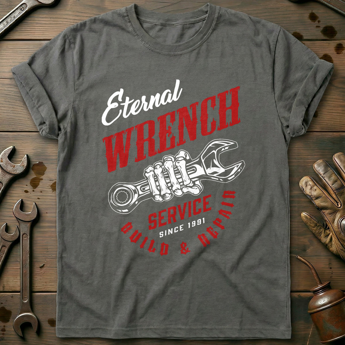 Charcoal - eternal wrench vintage T Shirt