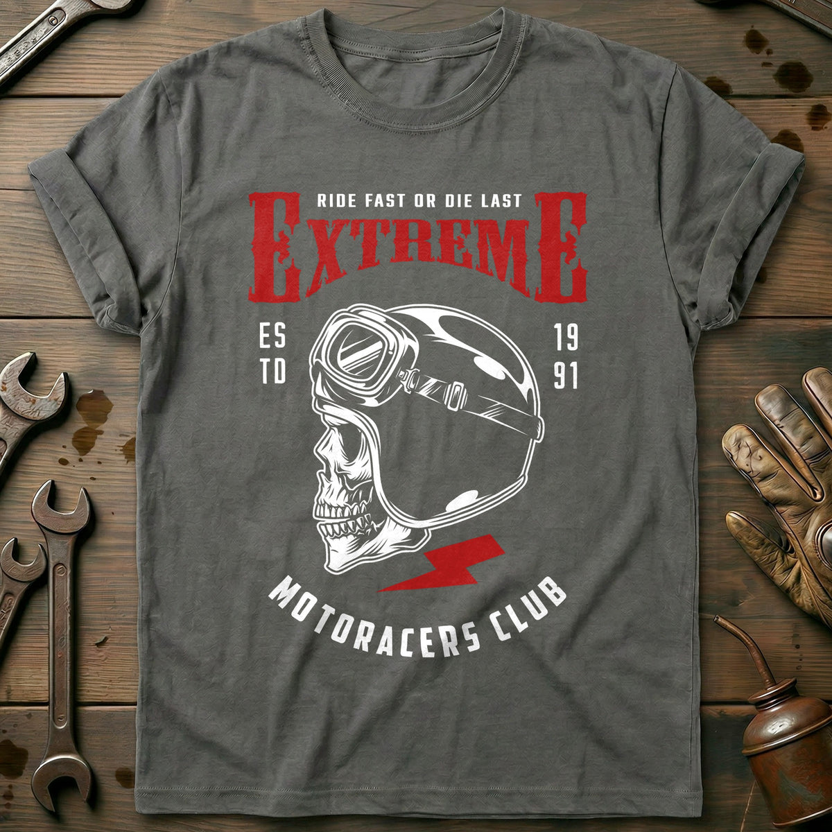 Charcoal - extreme racer vintage T Shirt