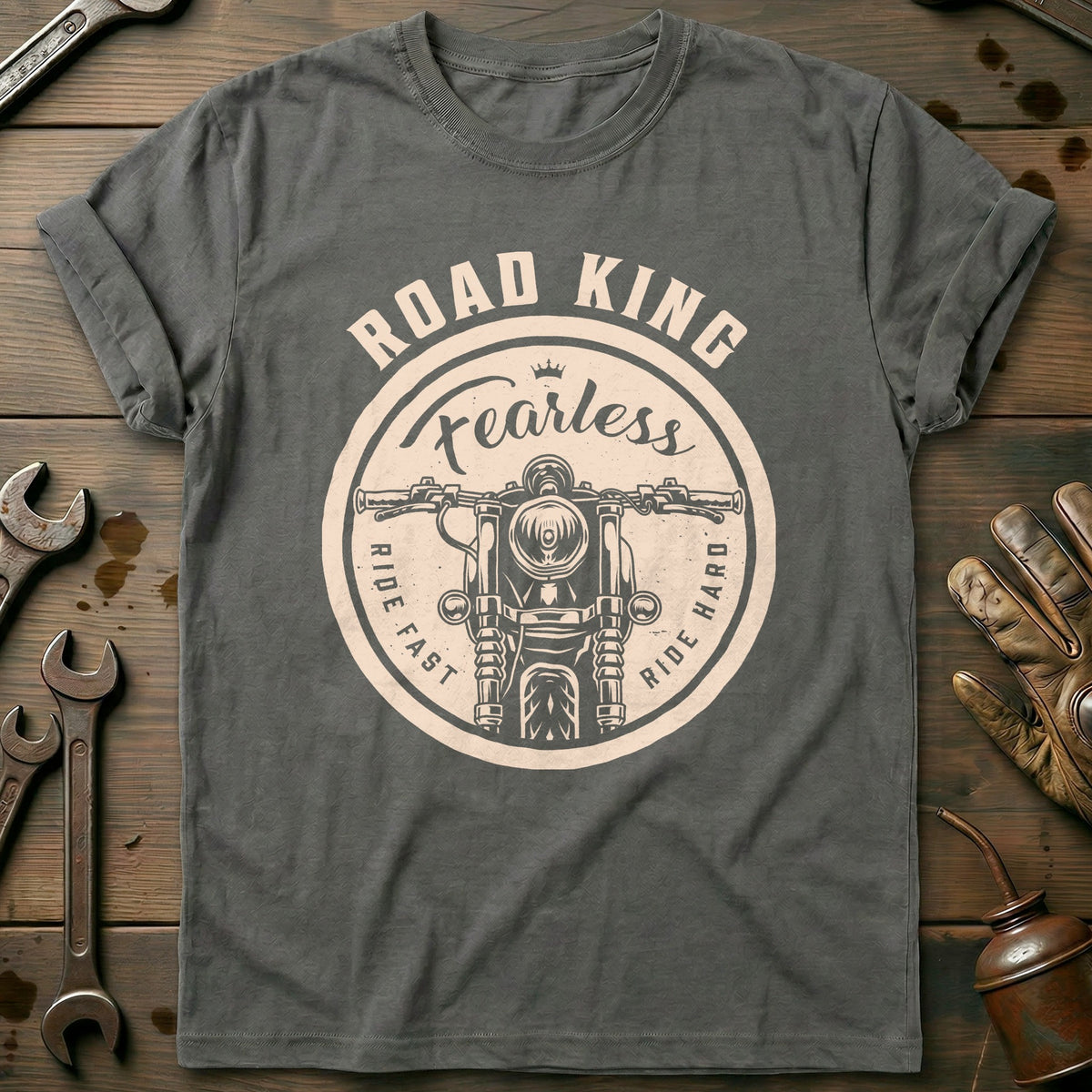 Charcoal - Fearless Road - T-Shirt