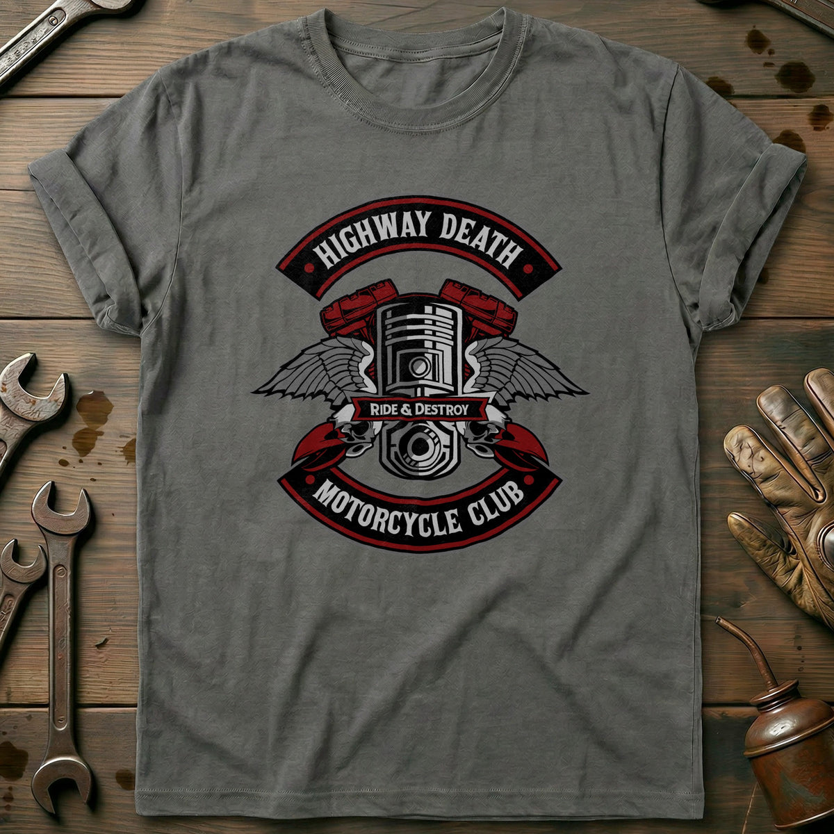 Charcoal - Highway Death T-Shirt