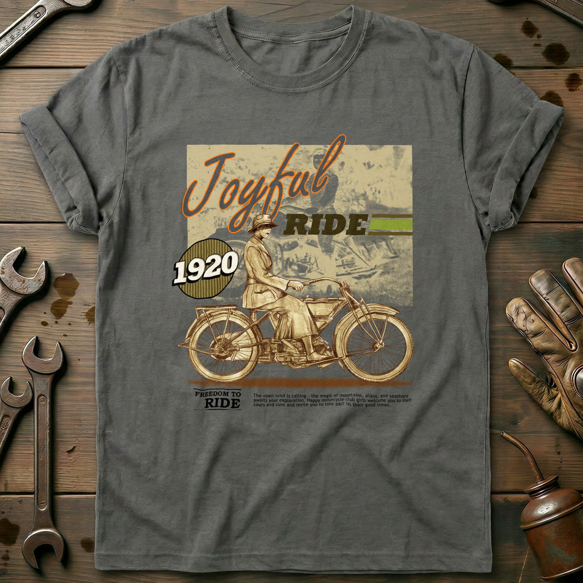 Charcoal - Joyful-Ride T-Shirt