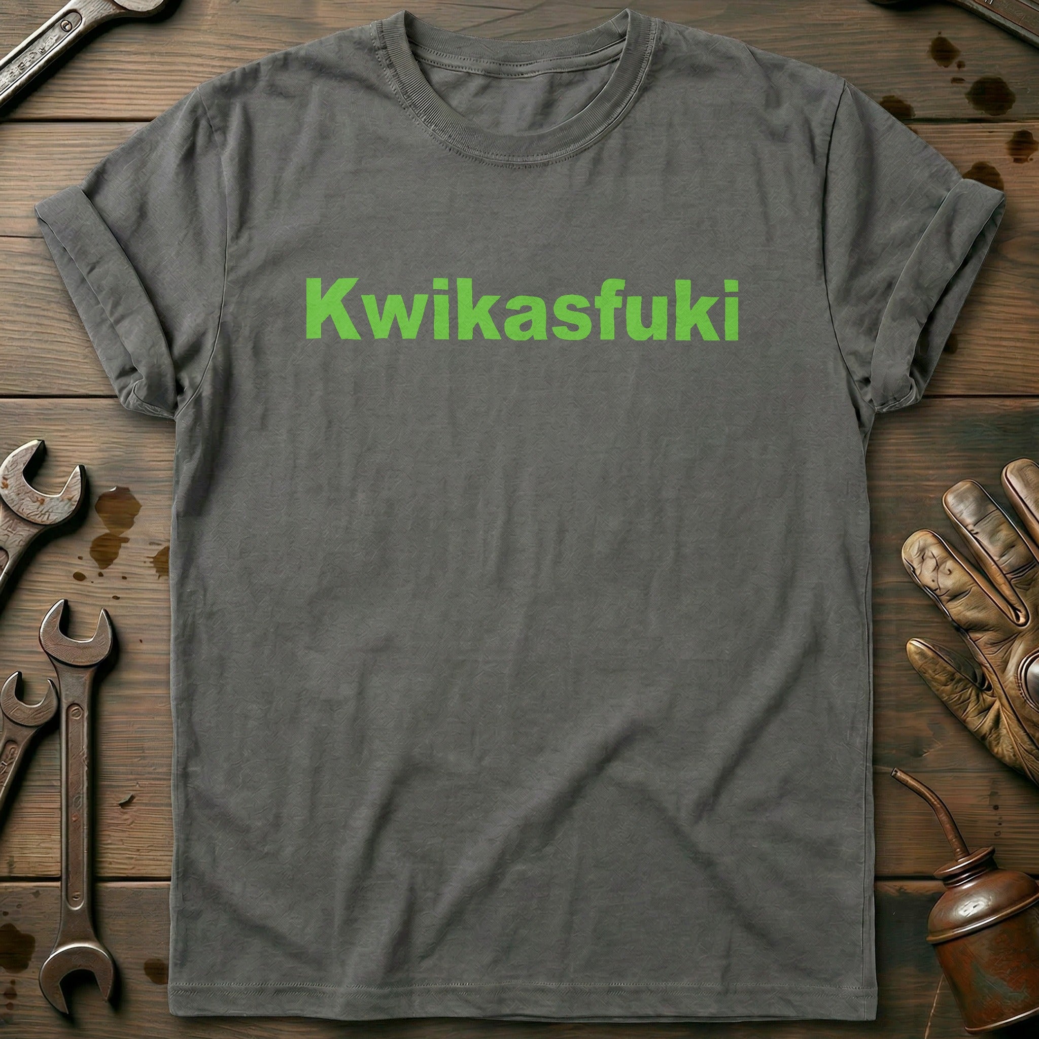 Charcoal - Kwikasfuki T-Shirt