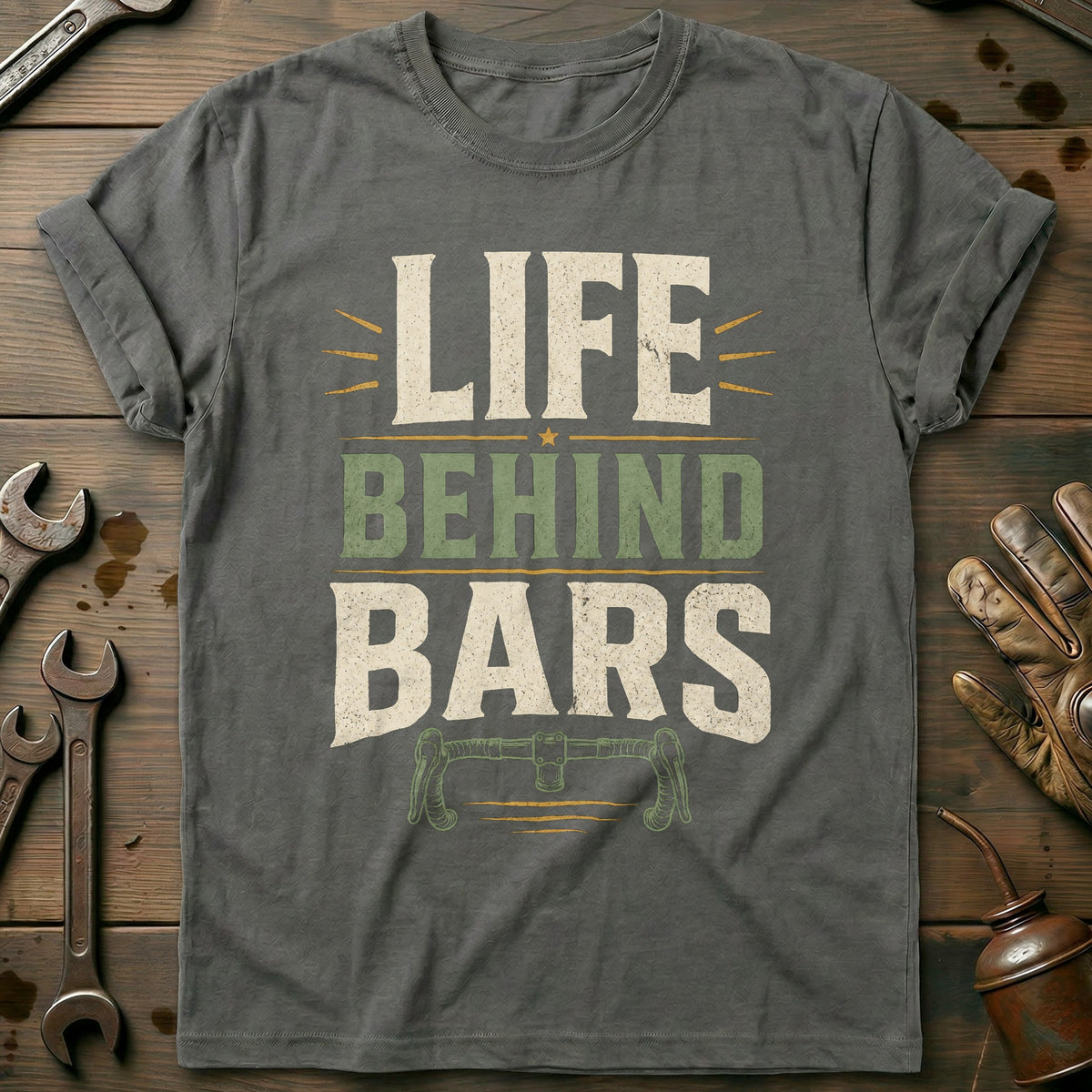 Charcoal - Life Behind Bars 40 T Shirt