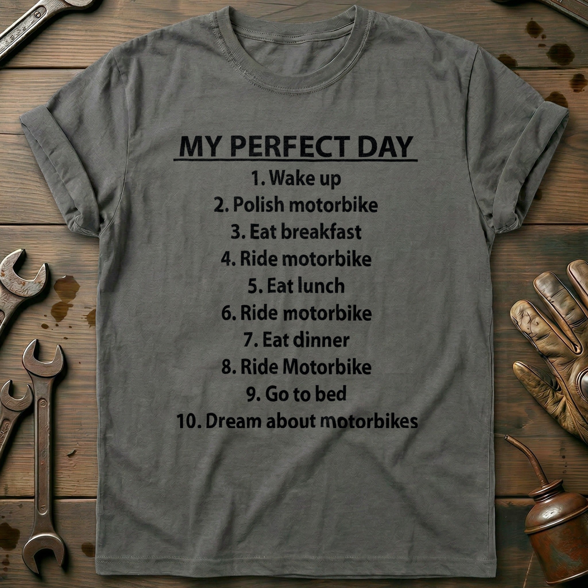 Charcoal - My Perfect Day T-Shirt
