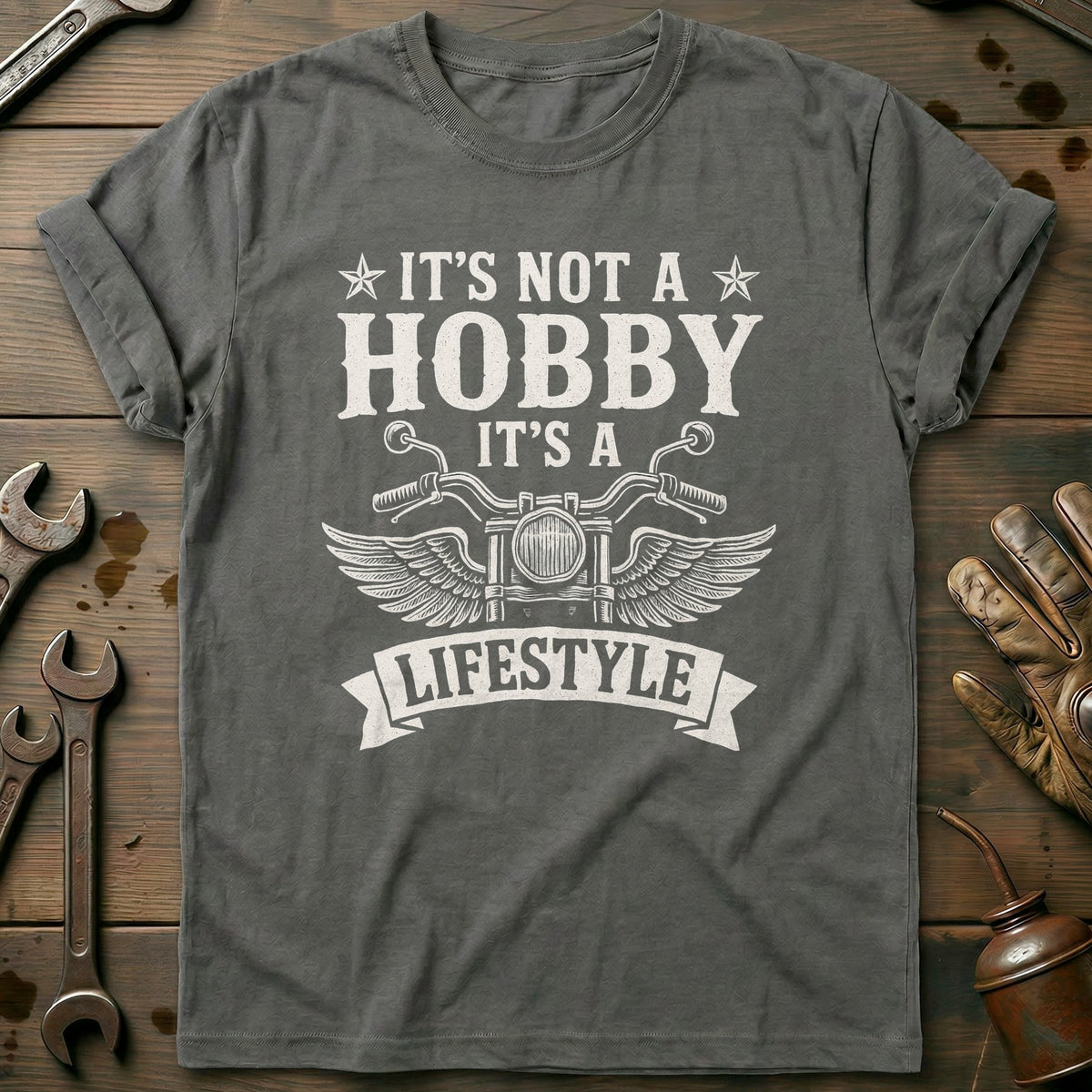Charcoal - not a hobby motocycle T Shirt