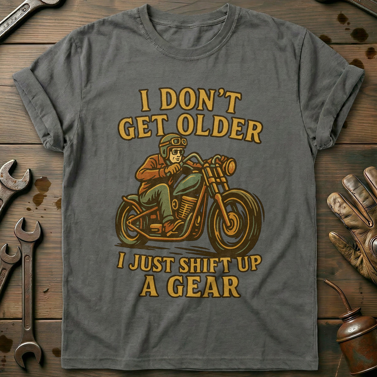 Charcoal - older shift a gear 33 T Shirt