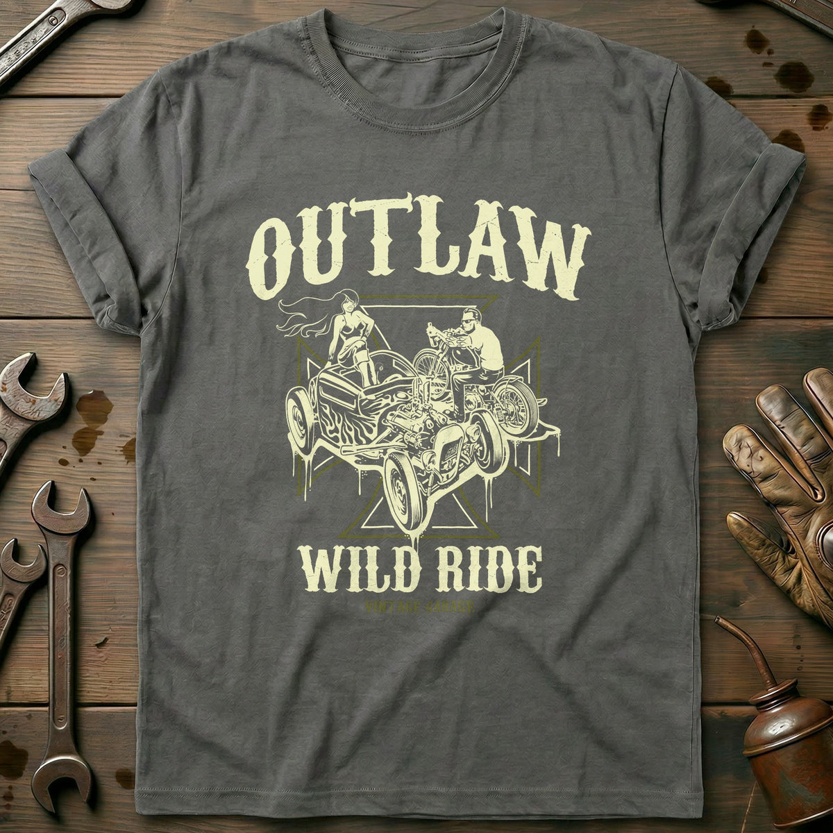 Charcoal - Outlaw Wild Ride T-Shirt