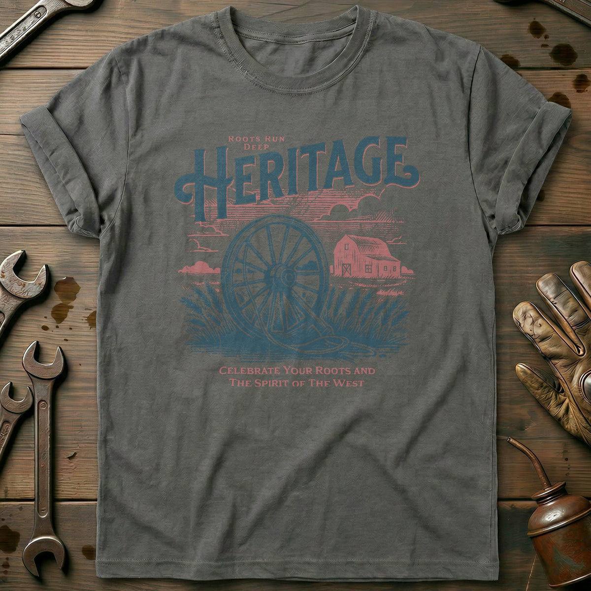Charcoal - Rodeo Heritage - T-Shirt