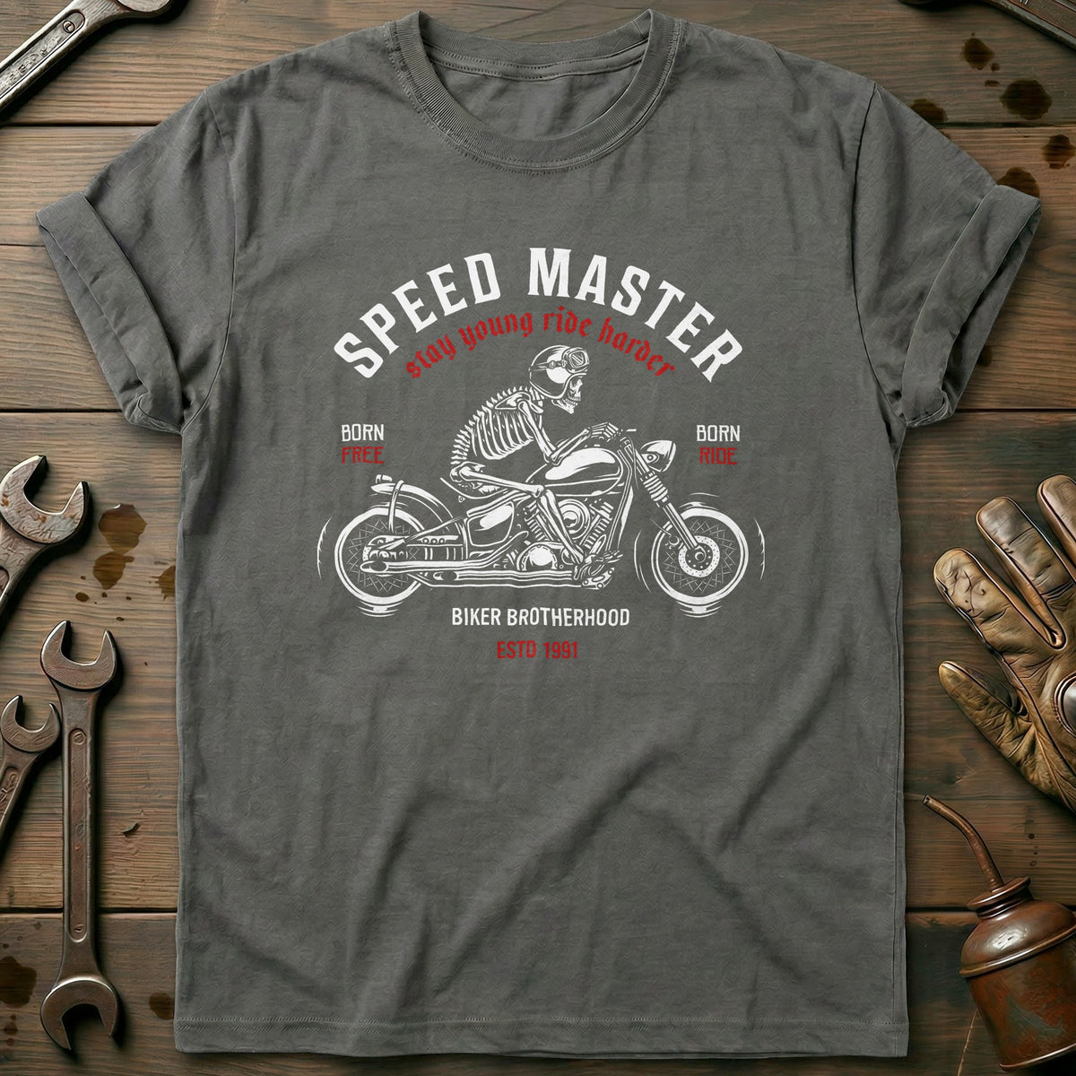Charcoal - speed master vintage T Shirt