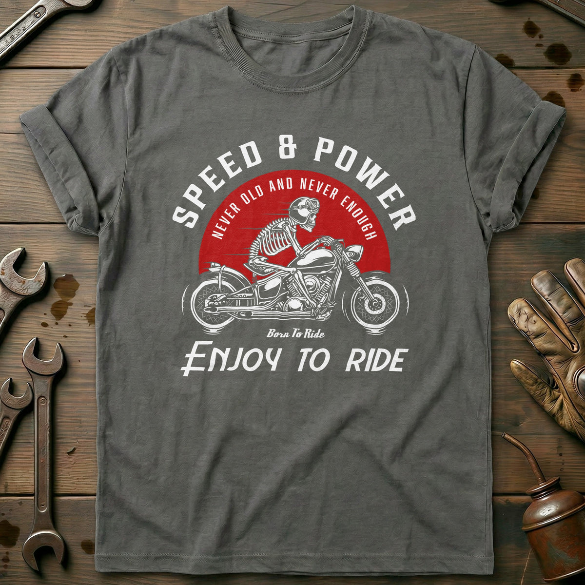 Charcoal - speed power vintage T Shirt