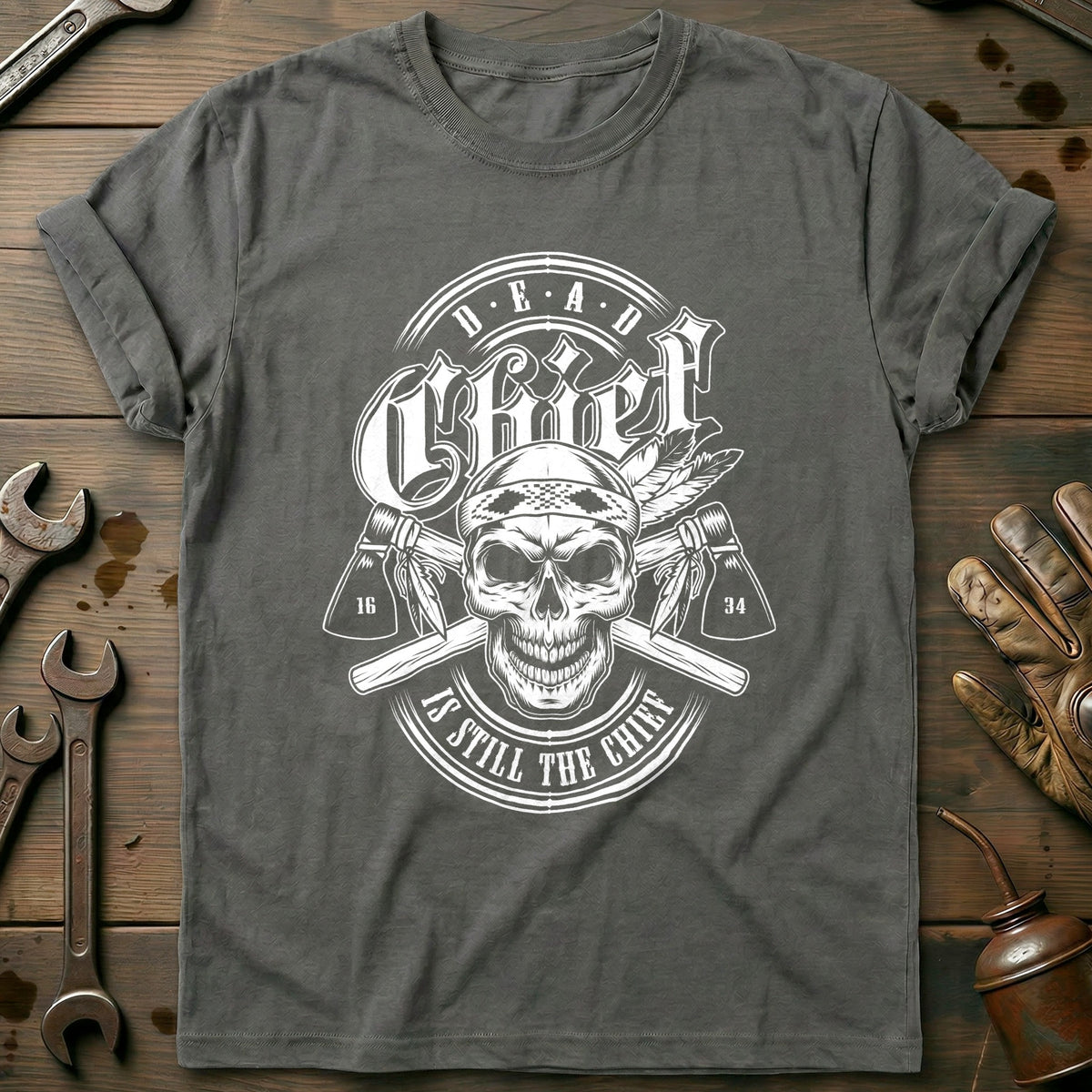 Charcoal - Still Chief - T-Shirt