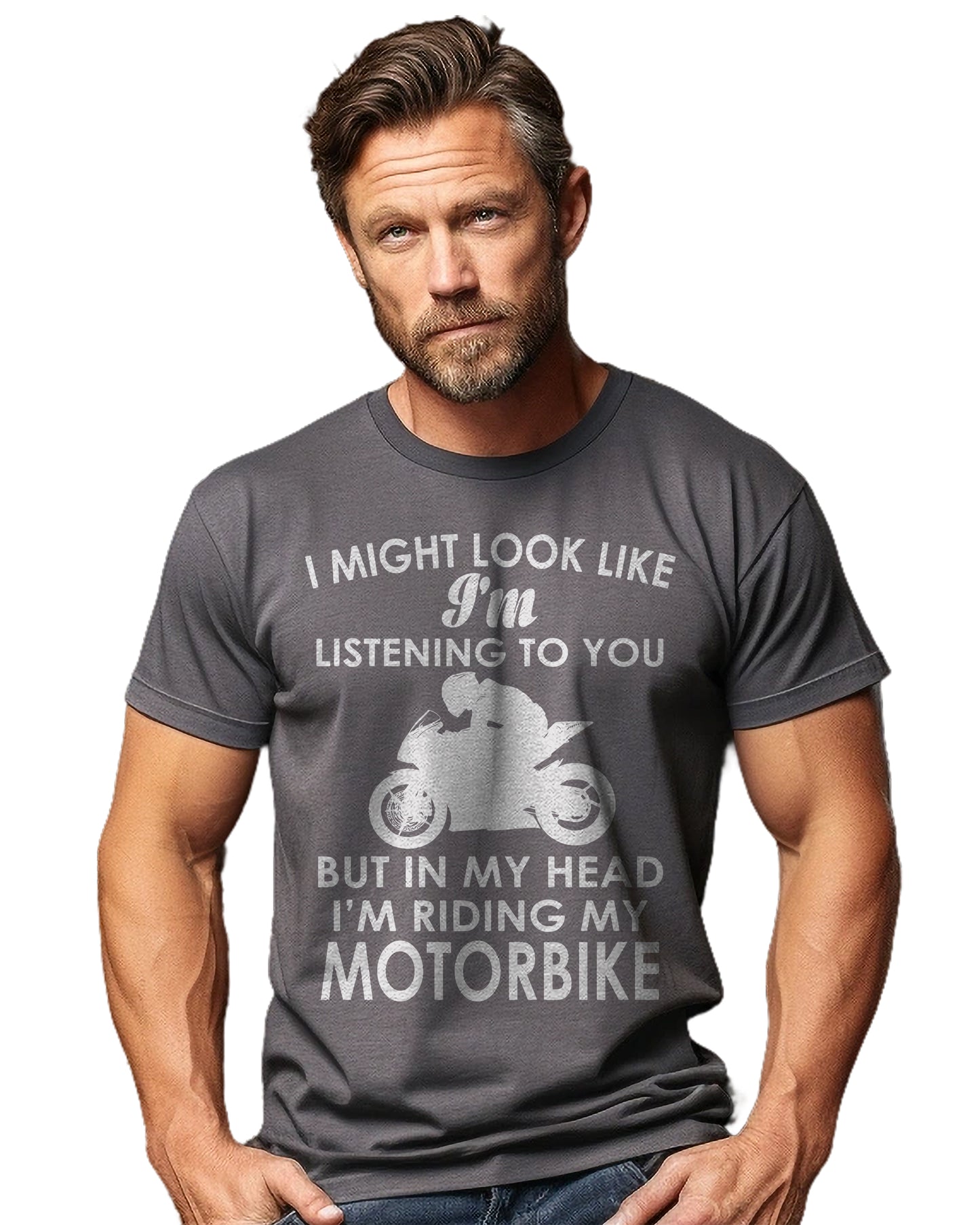 Look Like Listening Sportsbike T-Shirt