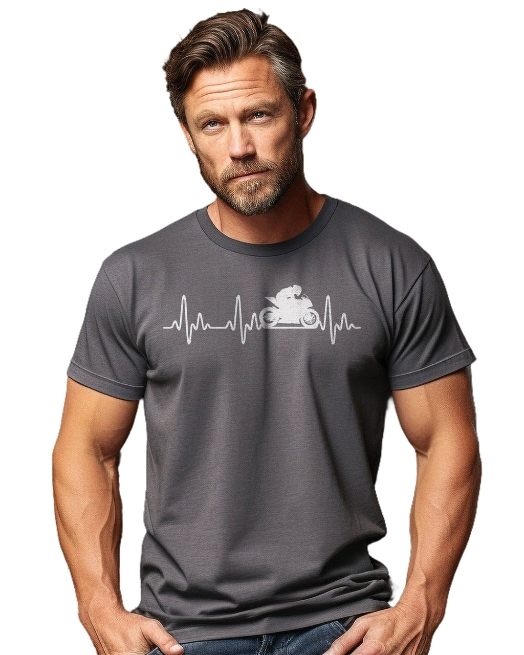 Sports Bike Heartbeat T-Shirt