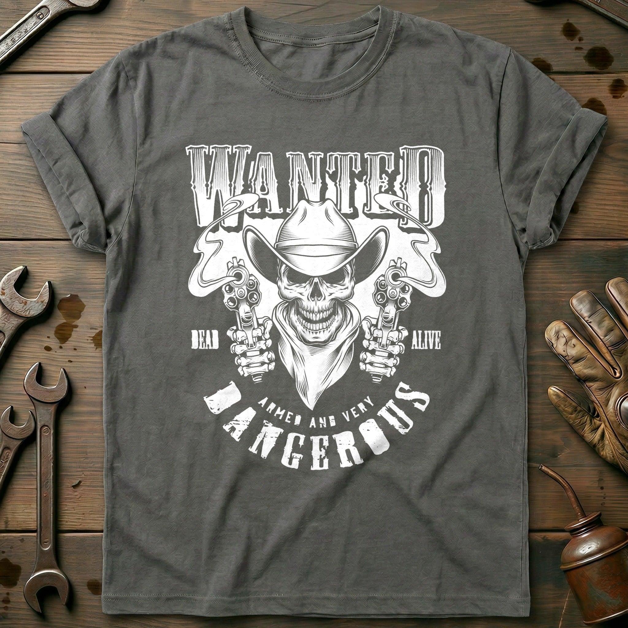 Charcoal - Wanted Dangerous T-Shirt