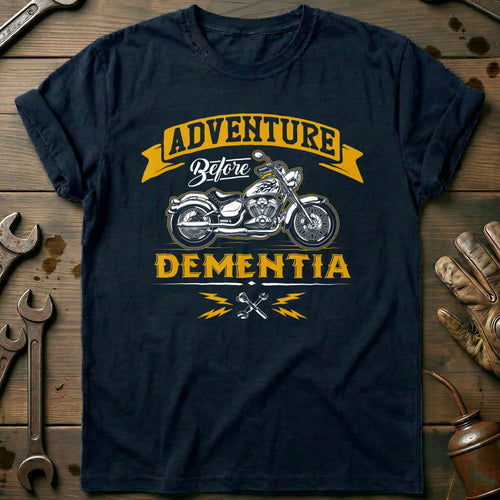 Navy - Adventure Before Dementia T Shirt