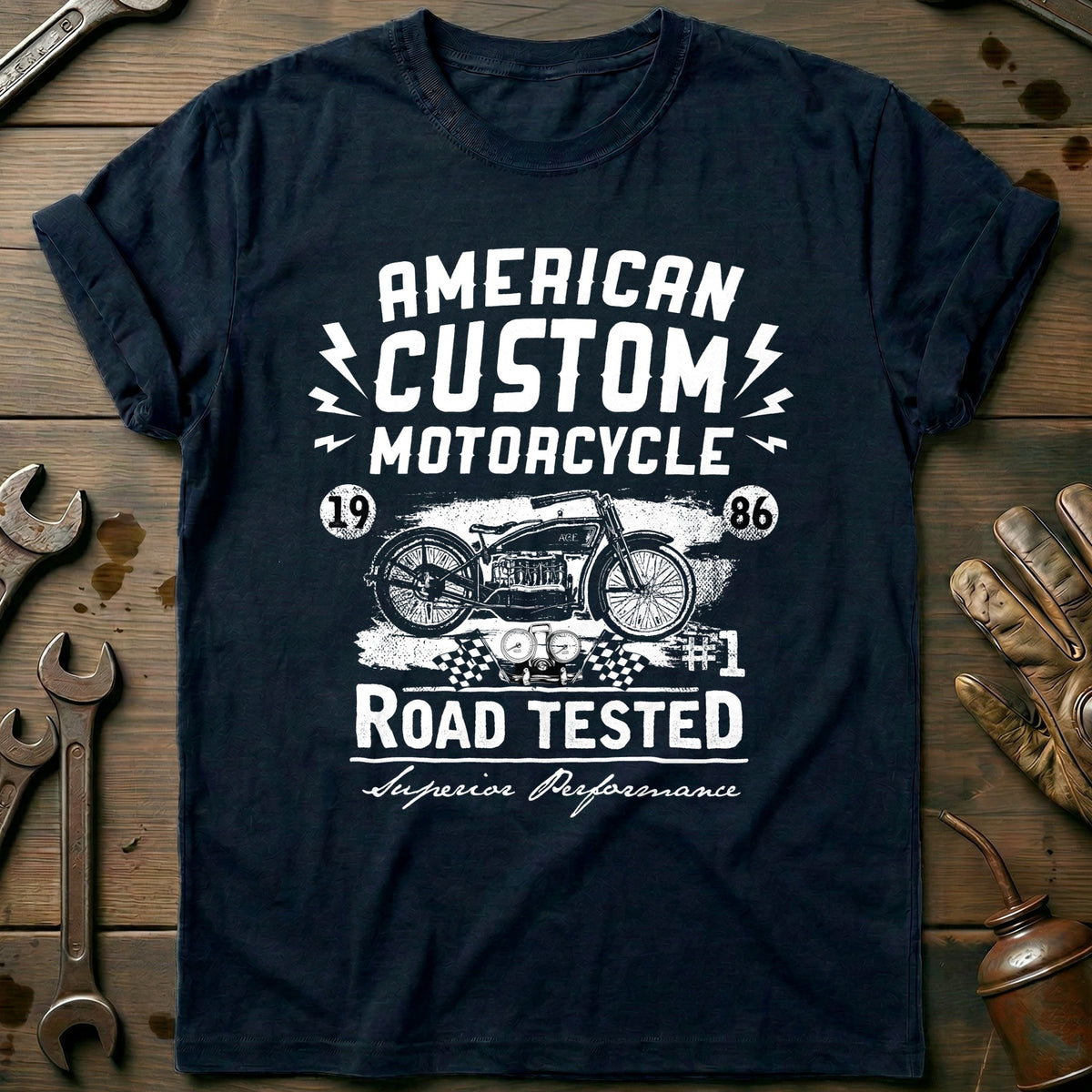 Navy - American Custom T-Shirt