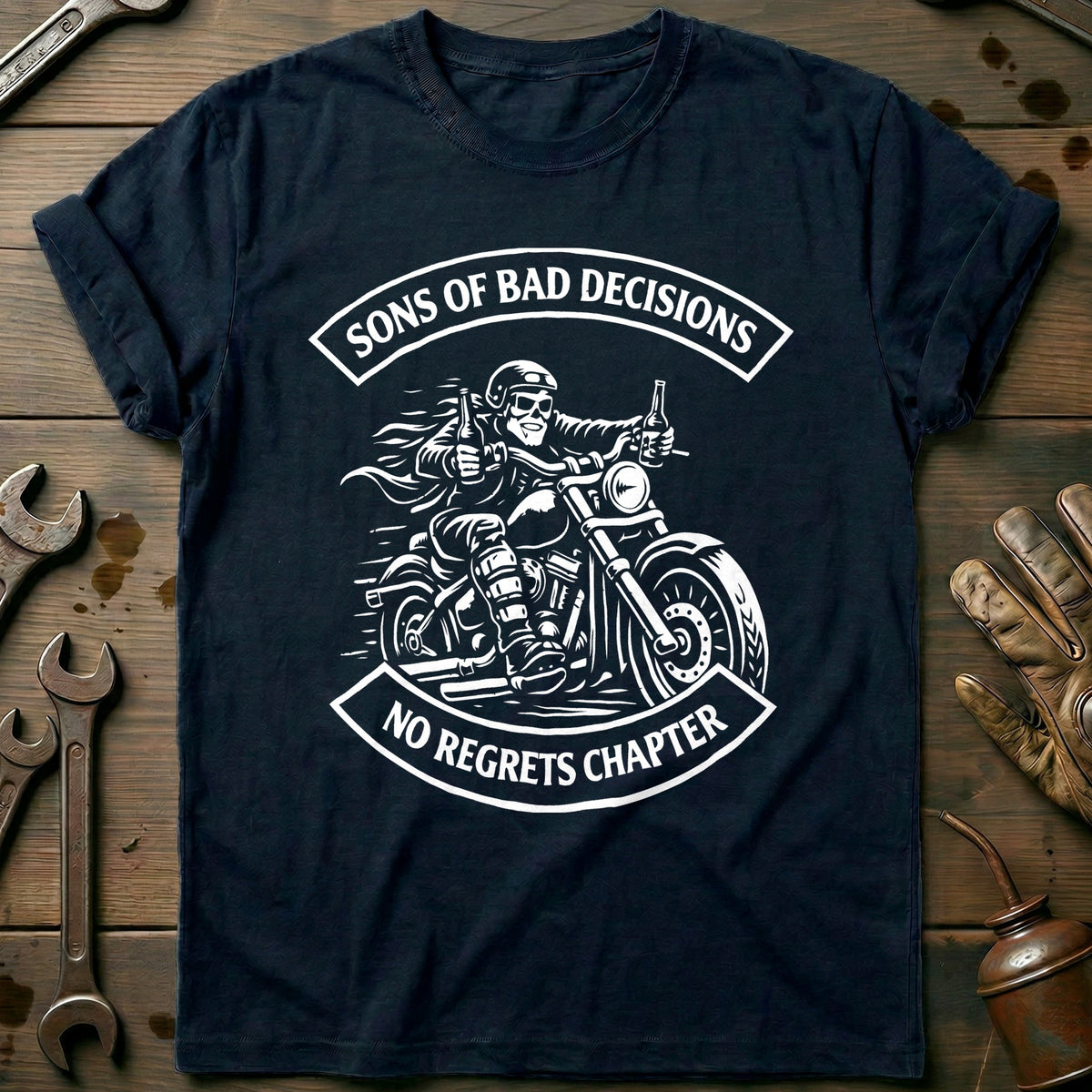 Navy - BAD DECISIONS CHAPTER 026 T Shirt