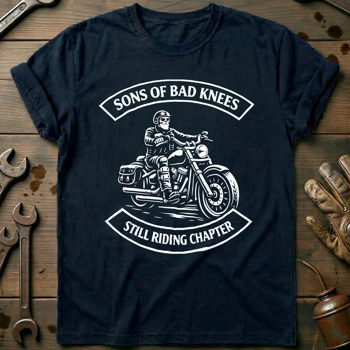 Navy - BAD KNEES CHAPTER 026 T Shirt