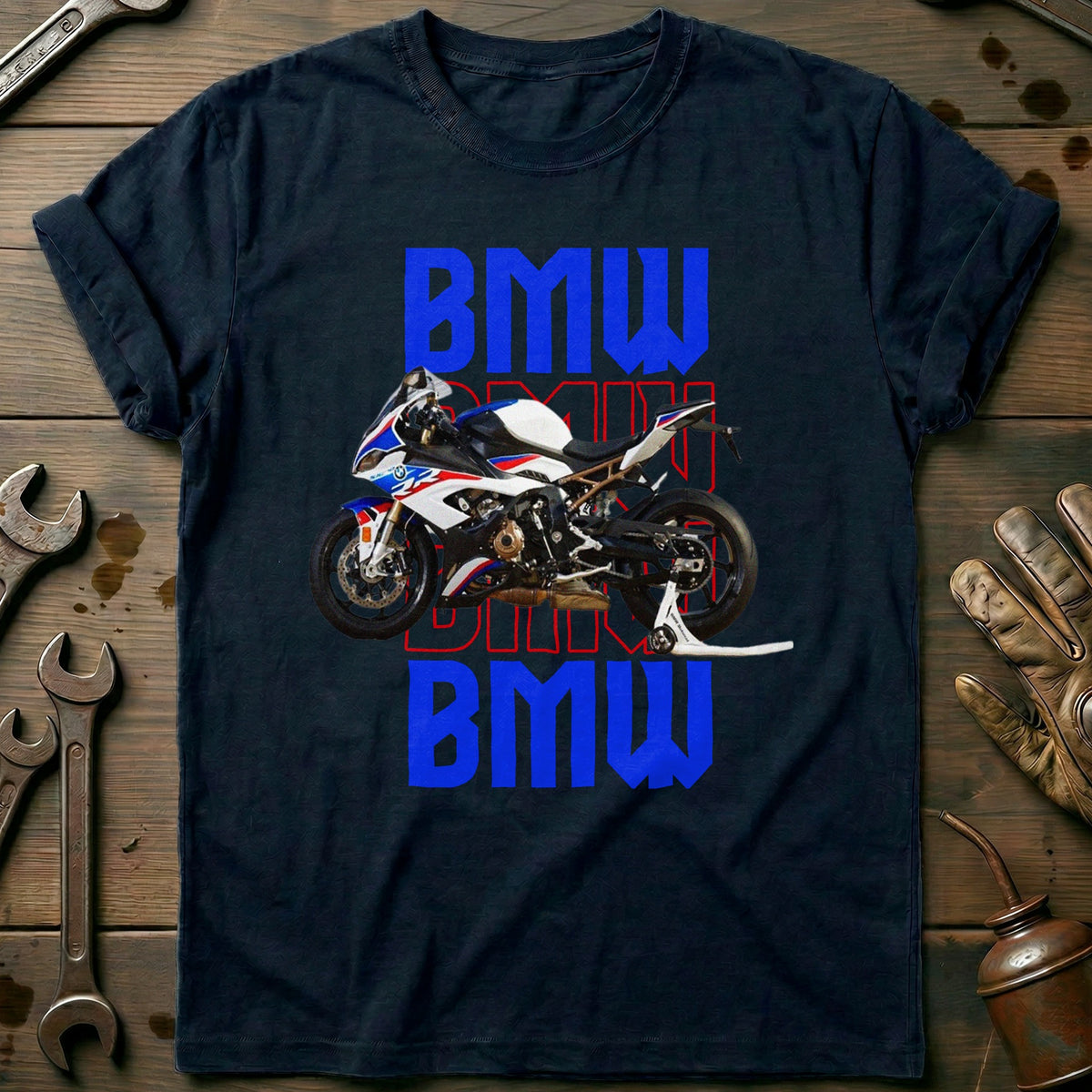 Navy - BMW R1000 BLUE 028 T Shirt