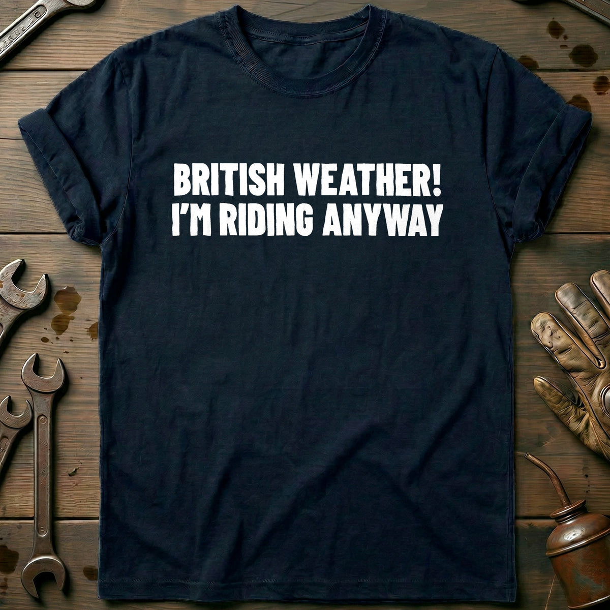 Navy - BRITISH WEATHER 026 T Shirt