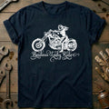 Navy - Badass Lady 6 T Shirt