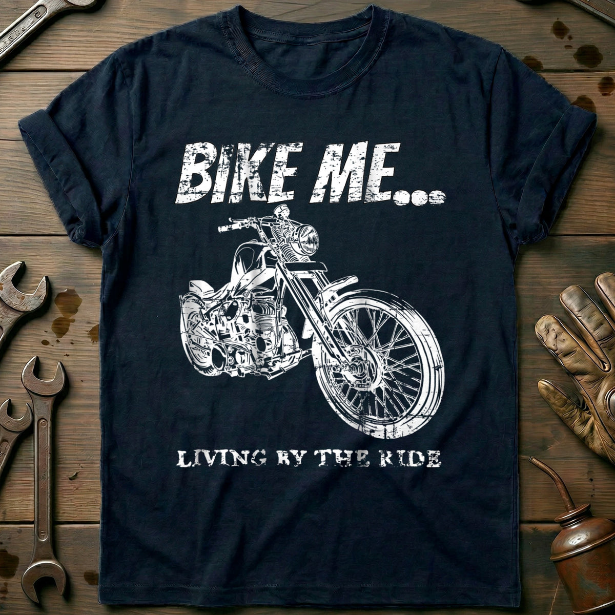 Navy - Bike Me T-Shirt