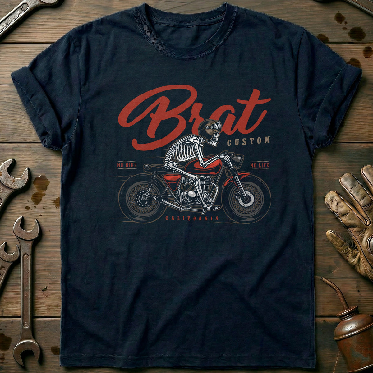 Navy - Brat Coloured T Shirt