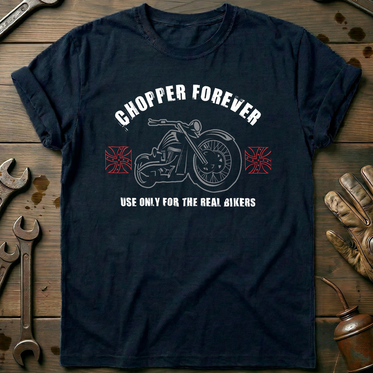 Navy - Chopper Forever T-Shirt