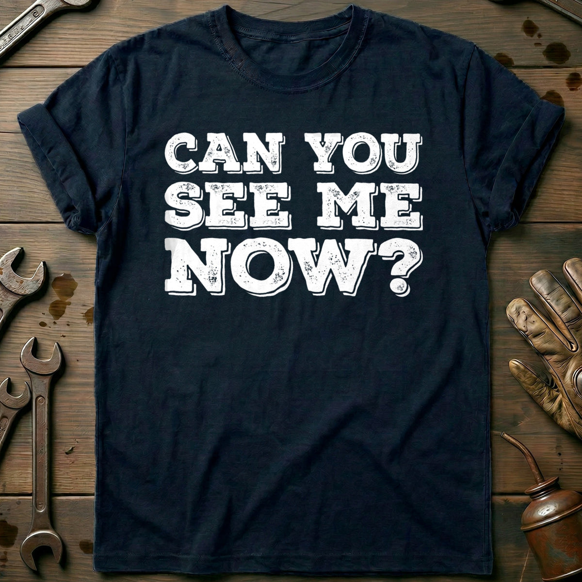 Navy - Can You See Me Now T-Shirt