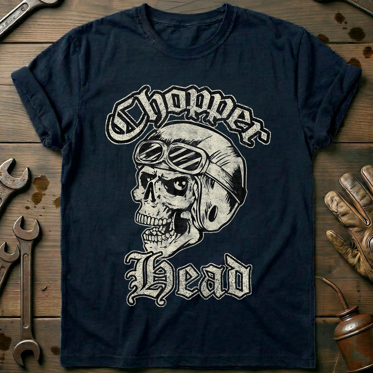 Navy - Chopper Head T-Shirt