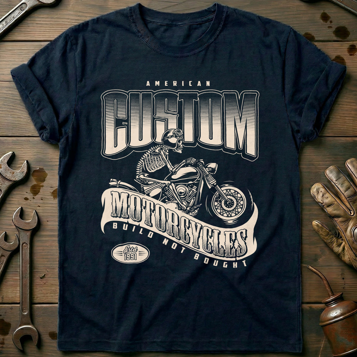 Navy - Est. 1991 Motor T-Shirt