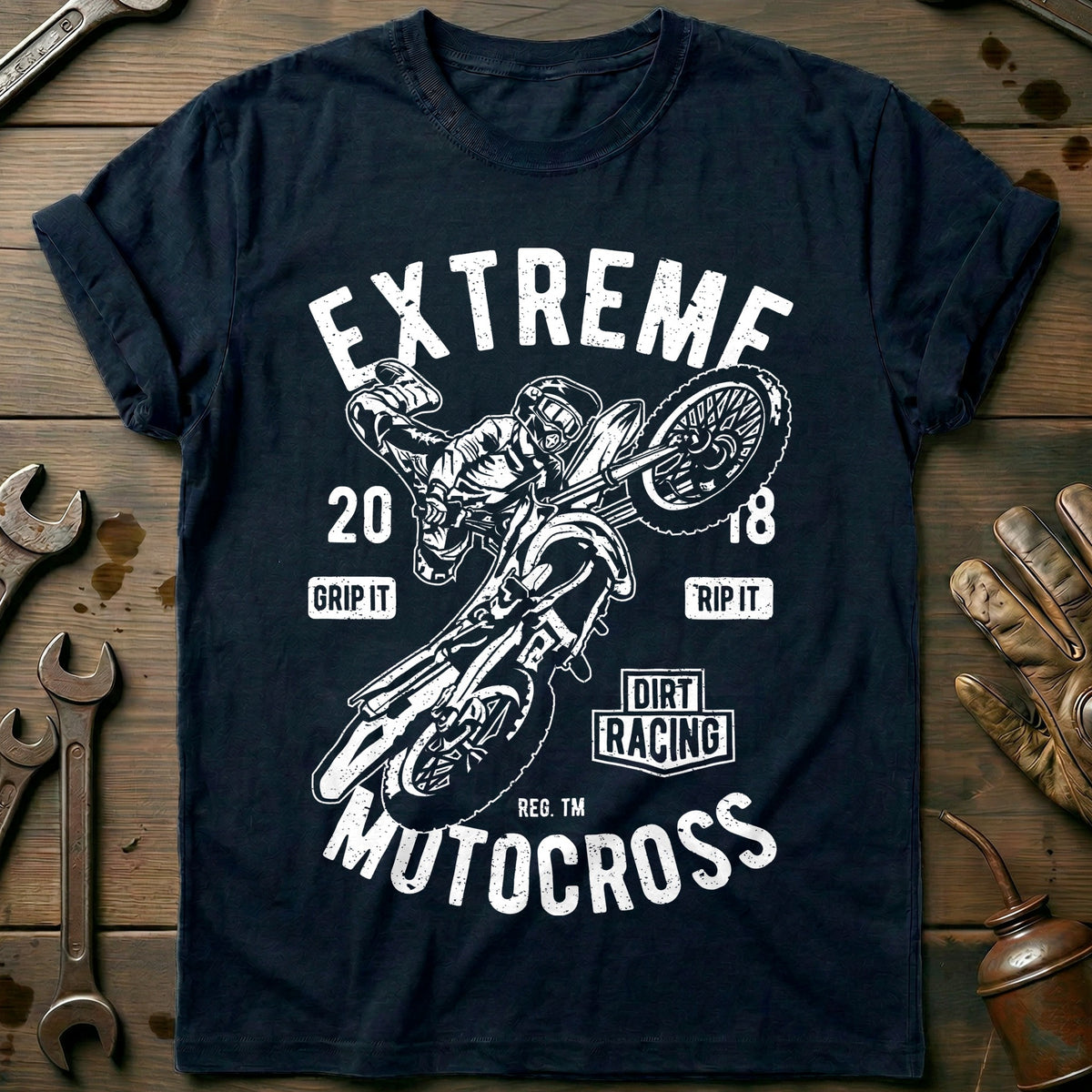 Navy - Extreme Motocross 21 T Shirt