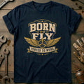 Navy - Forced To Work V2 T Shirt