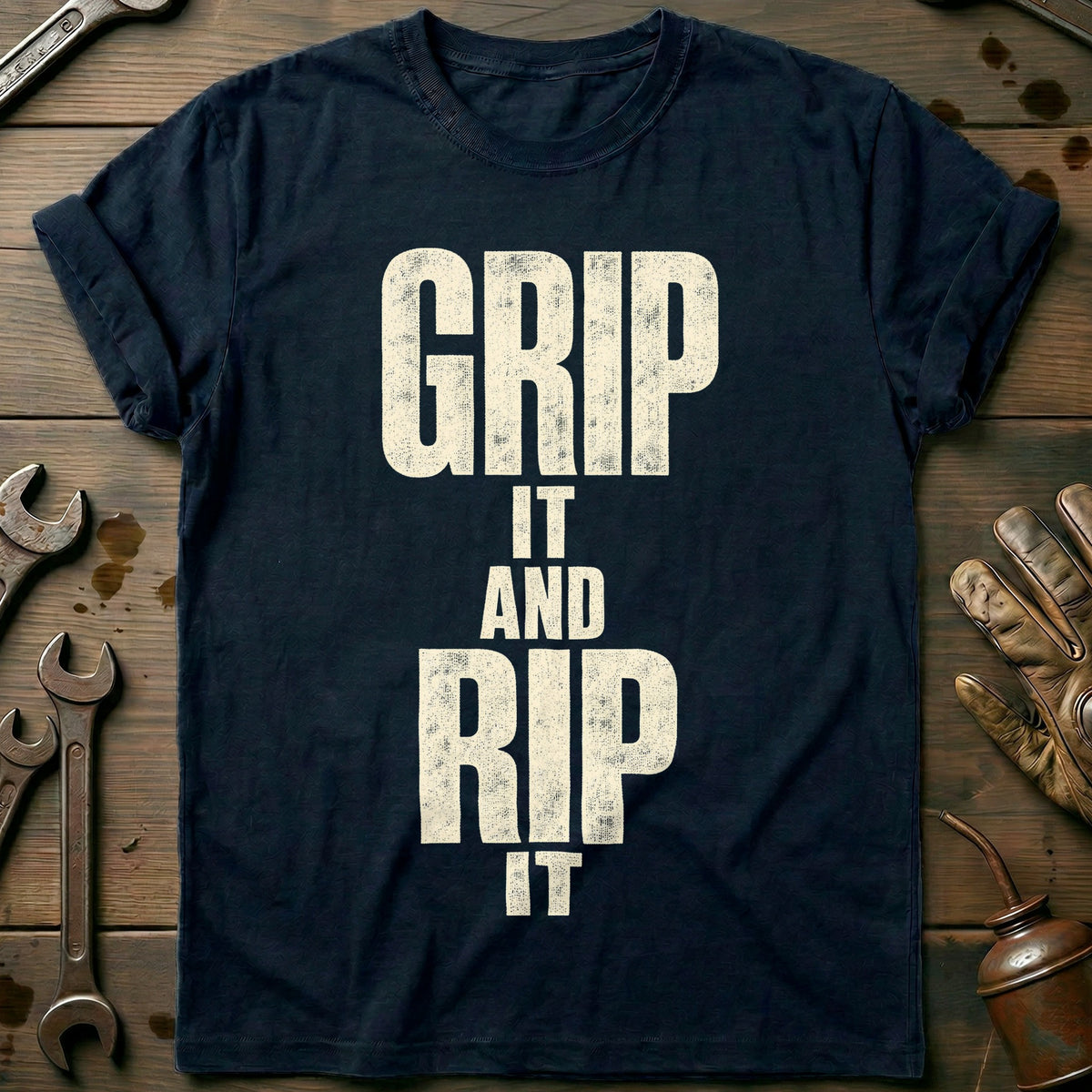 Navy - Grip It And Rip It T Shirt