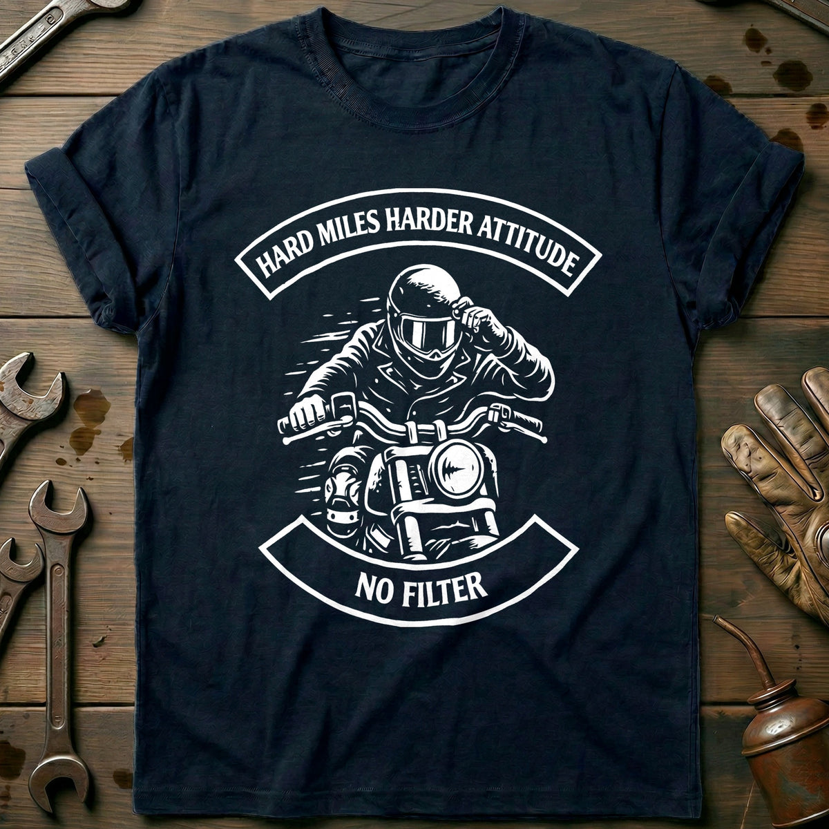 Navy - HARD MILES CHAPTER 026 T Shirt