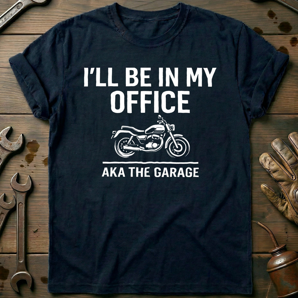Navy - IN MY OFFICE 026 T Shirt