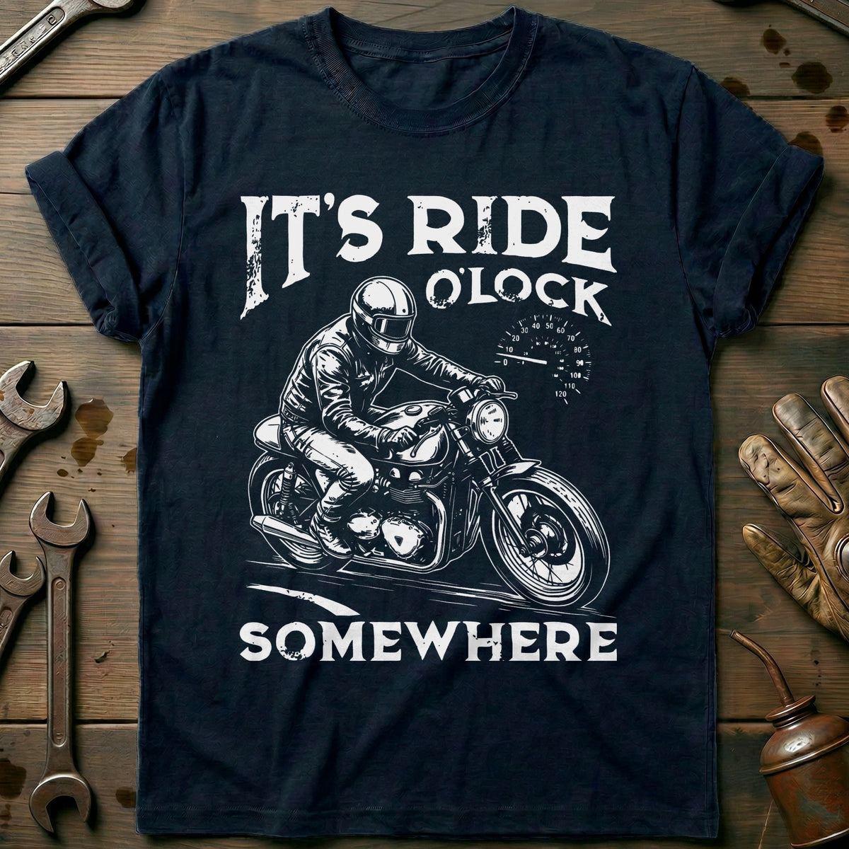 Navy - Its Ride Oclock 4 T Shirt