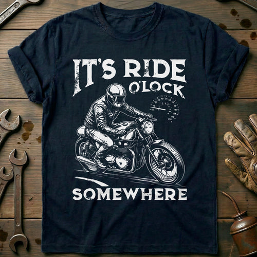 Navy - Its Ride Oclock 4 T Shirt