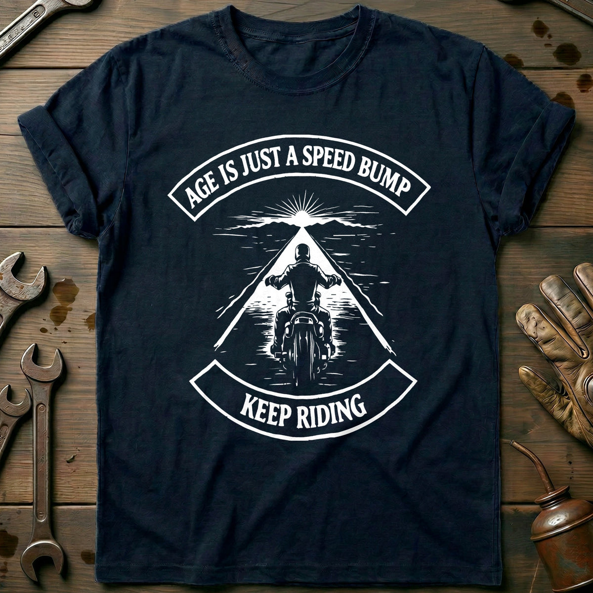 Navy - KEEP RIDING CHAPTER 026 T Shirt