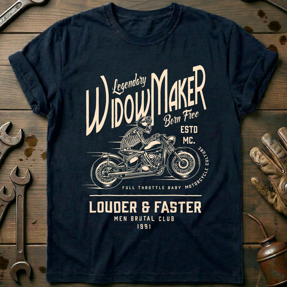 Navy - Legendary Widow T-Shirt