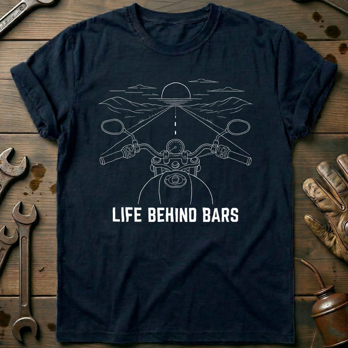 Navy - Life Behind Bars 36 T Shirt