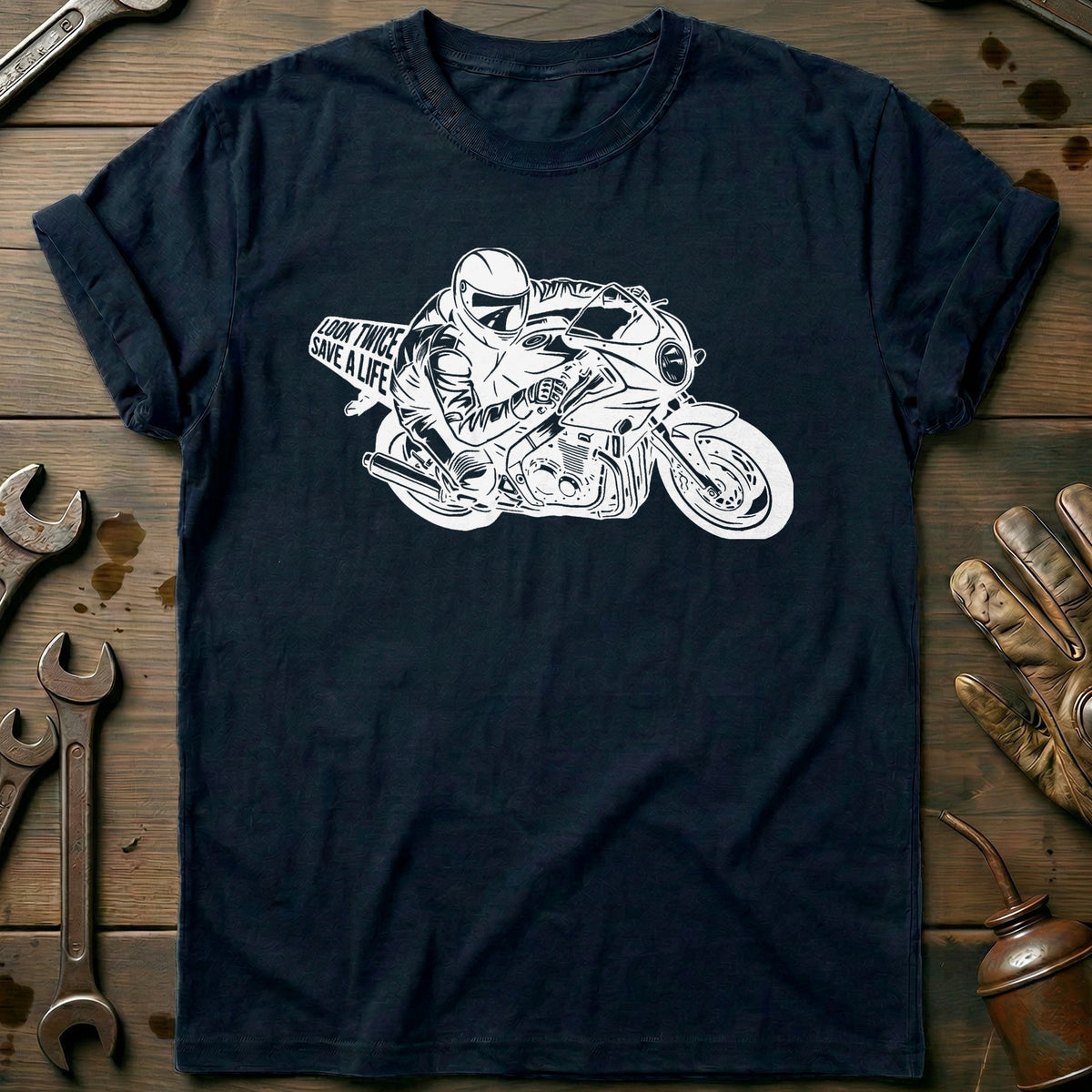 Navy - Look Twice 5 T Shirt