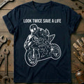 Navy - Look Twice 8 T Shirt